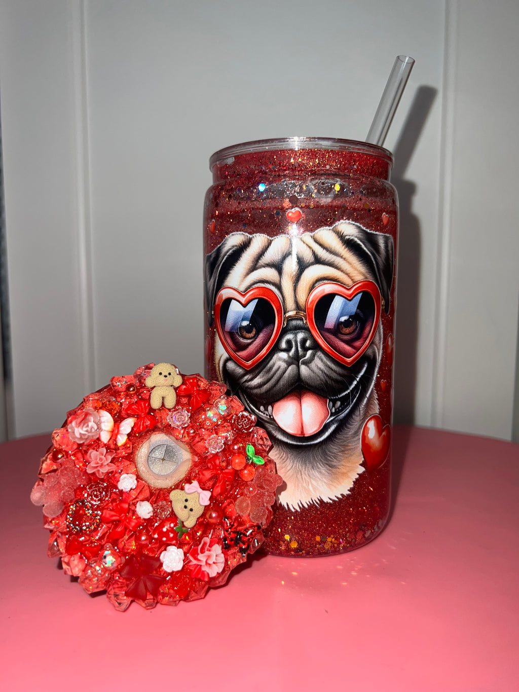 Pre-Made Snowglobe Tumblers — Sparkly, Fun & Ready to Sip 💖